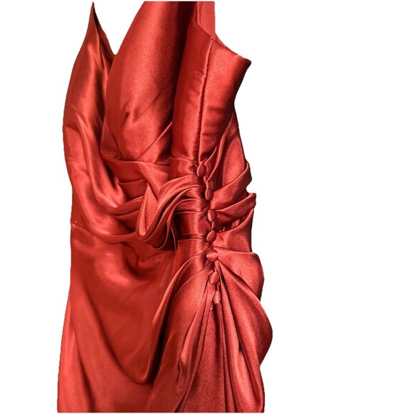 GALINA SIGNATURE Bridesmaid Dress Sz 18 Cinnamon STYLE# GS290017 David’s Bridal - Picture 4 of 8